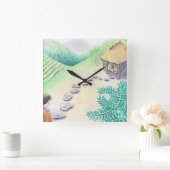 Japanse nostalgische "Furusato"-thuisbasis Vierkante Klok (Huis)