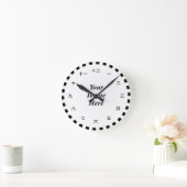 Japanse Numerieke klok/w S Mark door Kenneth Yonci Ronde Klok (Huis)