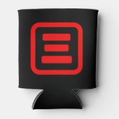 Japanse nummer drie 三 【 San 】 Kanji Blikjeskoeler (Voorkant)