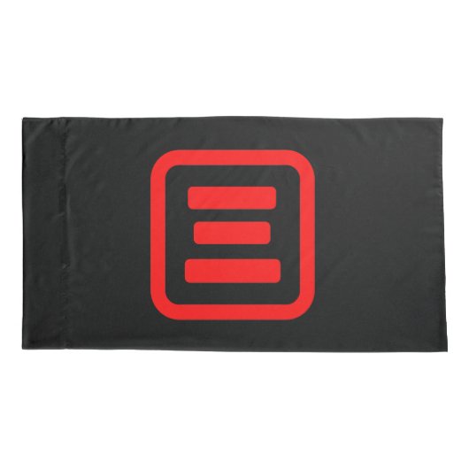 Japanse nummer drie 三 【 San 】 Kanji Kussensloop (Achterkant-Links)