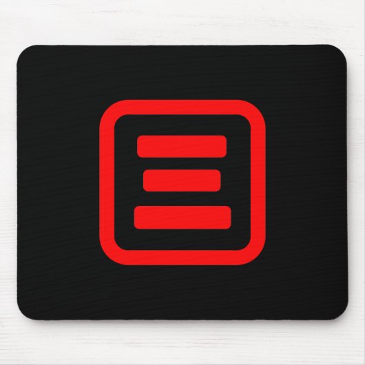 Japanse Nummer Drie 三 【San】 Kanji Muismat (Voorkant)