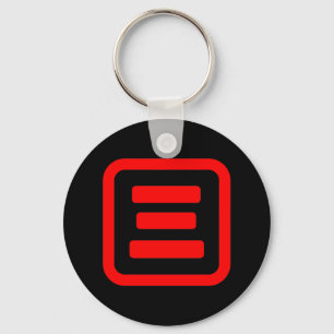 Japanse nummer drie 三 【 San 】 Kanji Sleutelhanger