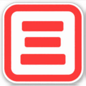 Japanse nummer drie 三 【 San 】 Kanji Sticker (Voorkant)