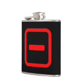 Japanse nummer één 一 Ichi 】 Kanji Heupfles (Links)