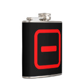 Japanse nummer één 一 Ichi 】 Kanji Heupfles (Rechts)