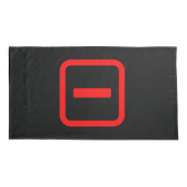 Japanse nummer één 一 Ichi 】 Kanji Kussensloop (Achterkant-Links)