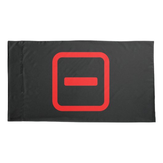 Japanse nummer één 一 Ichi 】 Kanji Kussensloop (Achterkant-Links)