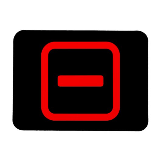 Japanse nummer één 一 Ichi 】 Kanji Magneet (Horizontaal)