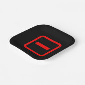 Japanse nummer één 一 Ichi 】 Kanji Papieren Bordje (Gebogen)