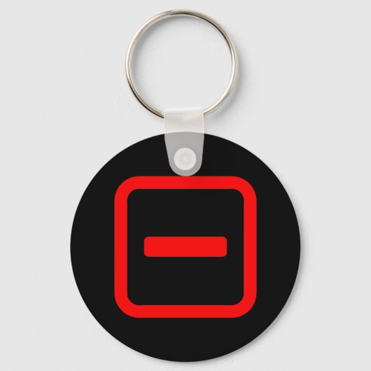 Japanse Nummer Een 一 【Ichi】 Kanji Sleutelhanger (Voorkant)