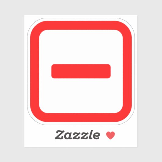 Japanse nummer één 一 Ichi 】 Kanji Sticker (Vel)