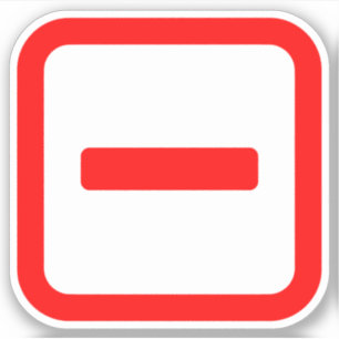 Japanse nummer één 一 Ichi 】 Kanji Sticker