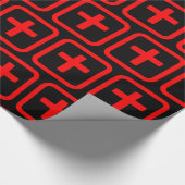 Japanse nummer Tien 十 【 Ju 】 Kanji Cadeaupapier (Hoek)