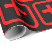 Japanse nummer Tien 十 【 Ju 】 Kanji Cadeaupapier (Rol Hoek)