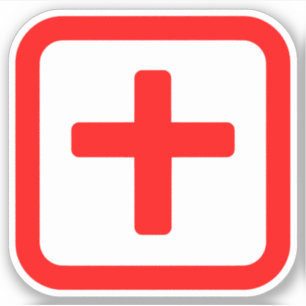 Japanse nummer Tien 十 【 Ju 】 Kanji Sticker