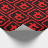 Japanse nummer zeven 七 【 Nana 】 Kanji Cadeaupapier (Hoek)