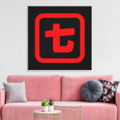 Japanse nummer zeven 七 【 Nana 】 Kanji Canvas Afdruk (Insitu (Woonkamer))