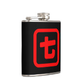 Japanse nummer zeven 七 【 Nana 】 Kanji Heupfles (Rechts)