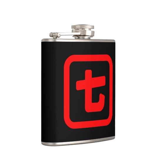 Japanse nummer zeven 七 【 Nana 】 Kanji Heupfles (Rechts)