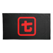 Japanse nummer zeven 七 【 Nana 】 Kanji Kussensloop (Achterkant-Rechts)