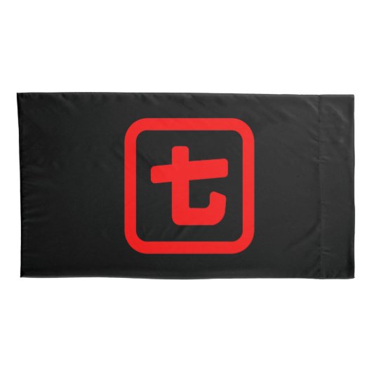 Japanse nummer zeven 七 【 Nana 】 Kanji Kussensloop (Achterkant-Rechts)