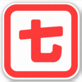 Japanse nummer zeven 七 【 Nana 】 Kanji Sticker (Voorkant)