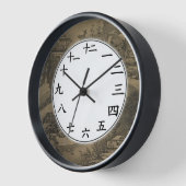 Japanse nummerklok donkere Vintage (Hoek)
