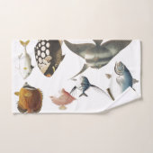 Japanse oceaan - Dataset voor vishanddoeken Bad Handdoek (Handdoek)