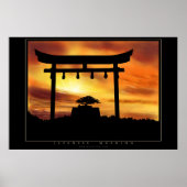 Japanse ochtend poster (Voorkant)