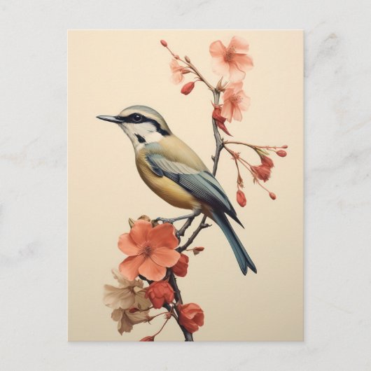Japanse ochtendvogel briefkaart (Voorkant)