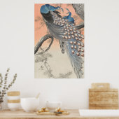  Japanse ocks op boomtak Poster (Keuken)