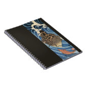 Japanse octopus en karper Notitieboek (Rechterzijde)