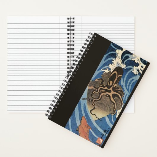  Japanse octopus en karper Notitieboek (Binnen)