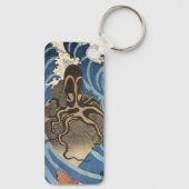 Japanse octopus en karper Sleutelhanger (Achterkant)