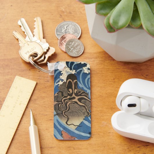 Japanse octopus en karper Sleutelhanger (Bureau)