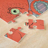 Japanse Octopuspatroon Legpuzzel (Zijkant)