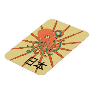 Japanse Octopuspatroon Magneet