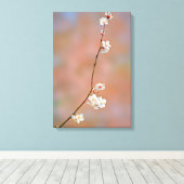 Japanse oerbloesem canvas afdruk (Insitu (Houten vloer))