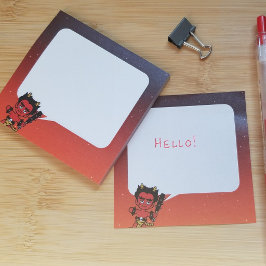 Japanse Ogre Yokai: Rode Oni Spreekwolk Post-it® Notes