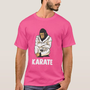 Japanse Okinawa Karate Gorilla T-shirt