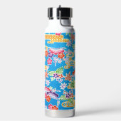 Japanse Okinawa-kleuring (Bingata) Waterfles (Links)