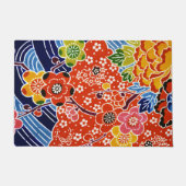 Japanse Okinawan-kleurstof (Bingata) Deurmat (Voorkant)