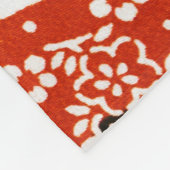 Japanse Okinawan-kleurstof (Bingata) Fleece Deken (Hoek)