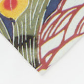 Japanse Okinawan-kleurstof (Bingata) Fleece Deken (Hoek)