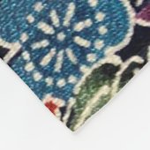 Japanse Okinawan-kleurstof (Bingata) Fleece Deken (Hoek)
