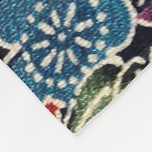 Japanse Okinawan-kleurstof (Bingata) Fleece Deken (Hoek)