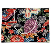 Japanse Okinawan-kleurstof (Bingata) Groot Cadeauzakje (Voorkant)