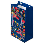 Japanse Okinawan-kleurstof (Bingata) Klein Cadeauzakje (Voorkant Gekanteld)