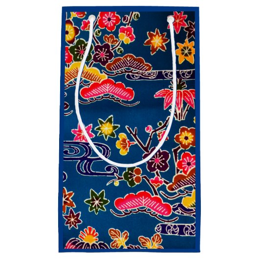 Japanse Okinawan-kleurstof (Bingata) Klein Cadeauzakje (Voorkant)