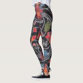 Japanse Okinawan-kleurstof (Bingata) Leggings (Links)